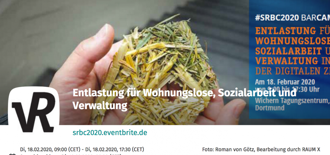 February 18, 2020 in Dortmund-Wichern: Do homeless people need a digital safe for their documents? Yes, because where else are they supposed to deposit them safely????