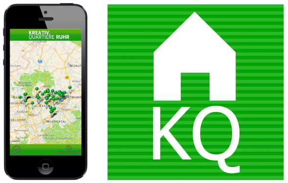 iOS app for Kreativ.Quartiere.Ruhr